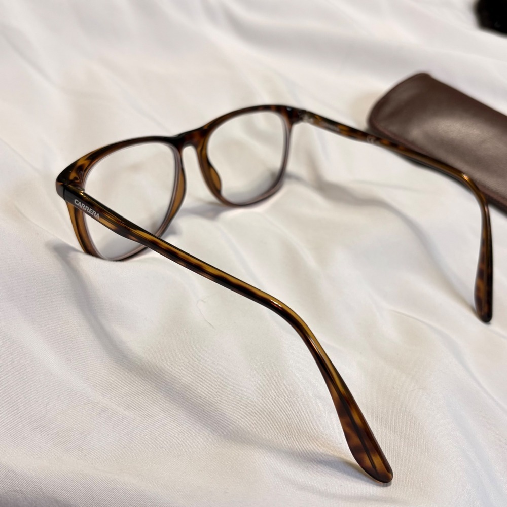 Carrera TortoiseShell Eyeglass Frames 55-16-145 Dark Havana Unisex